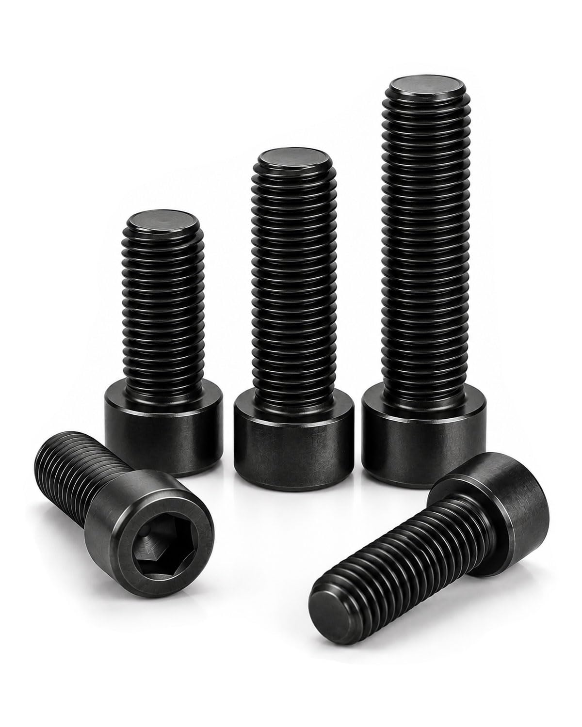 IMSCREWS M4-0.7 x 16mm Black 304 Stainless Steel Hex Socket Head Cap Screws, Rustproof Natural Black Machine Bolts for Automotive Motorcycle Furniture 50Pcs - image 7