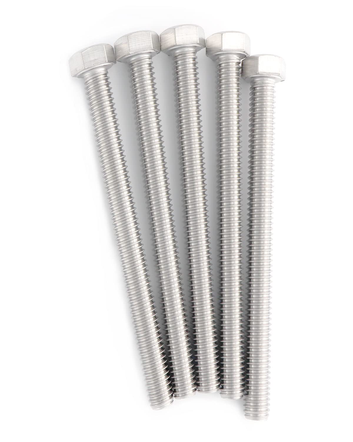 IMScrews Hex 1/4-20 x 4" Long Machine Screws, 304 Stainless Steel Bolts, Pack of 15 - image 5