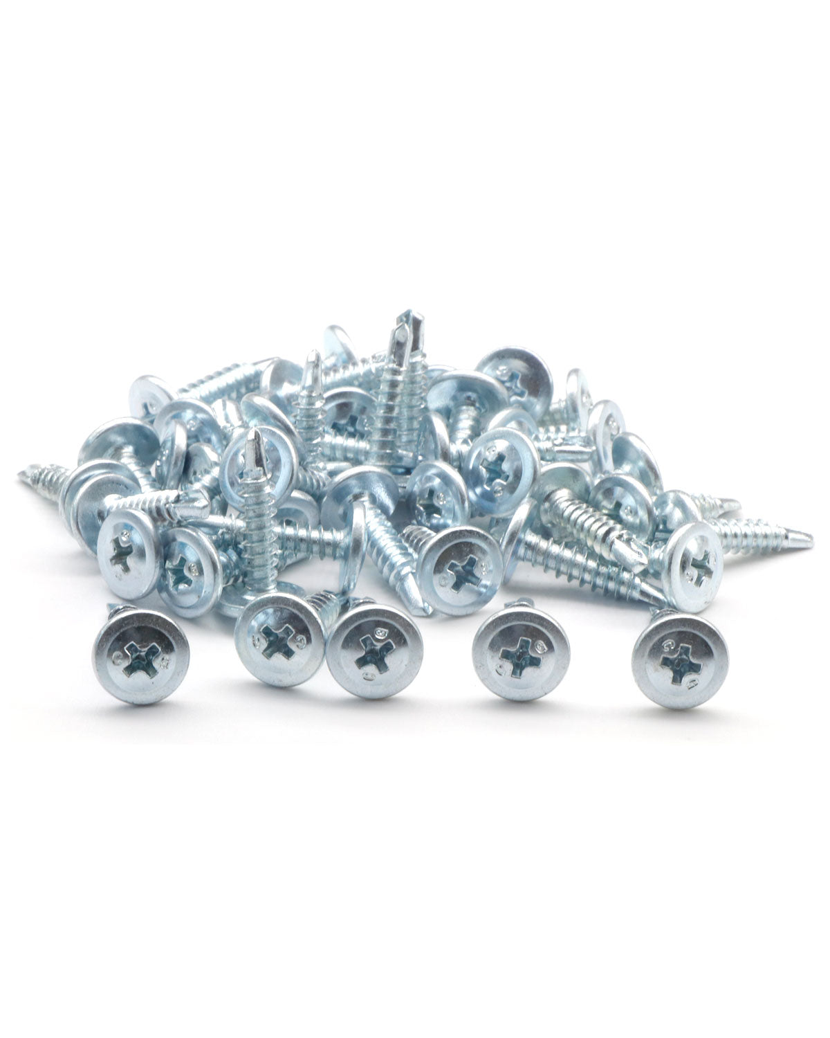 IMScrews 50 шт. #8 x 3/4 дюйма Самосверлящие винты с ферменной головкой Стандартная резьба Работа по дереву МДФ Цинк