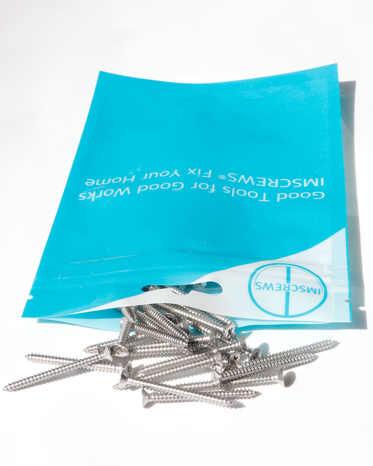 IMScrews 200 шт. #4 x 1-1/4 дюйма (32 мм) шурупы по дереву Phillips с плоской головкой из нержавеющей стали 18-8 (304) саморезы из нержавеющей стали с потайной головкой