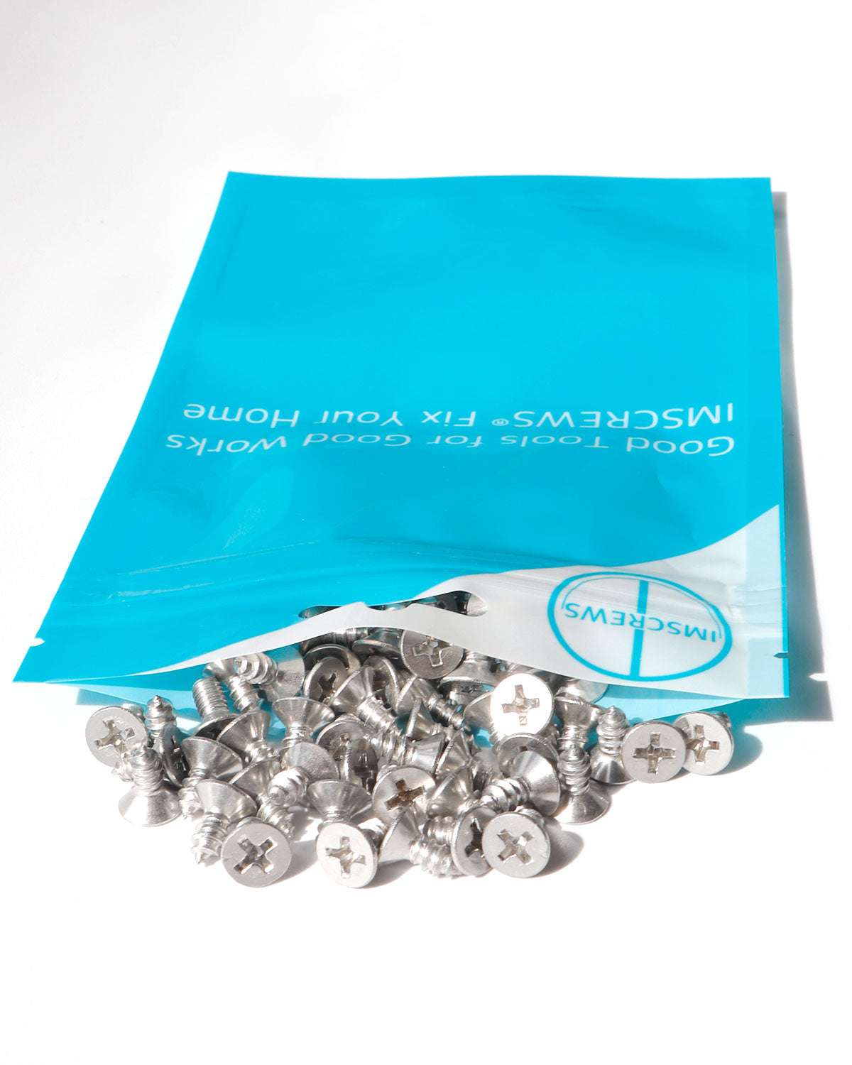 IMScrews 100 шт. #8 x 3/8" (9,5 мм) шурупы по дереву Phillips с плоской головкой из нержавеющей стали 18-8 (304) саморезы из нержавеющей стали с потайной головкой