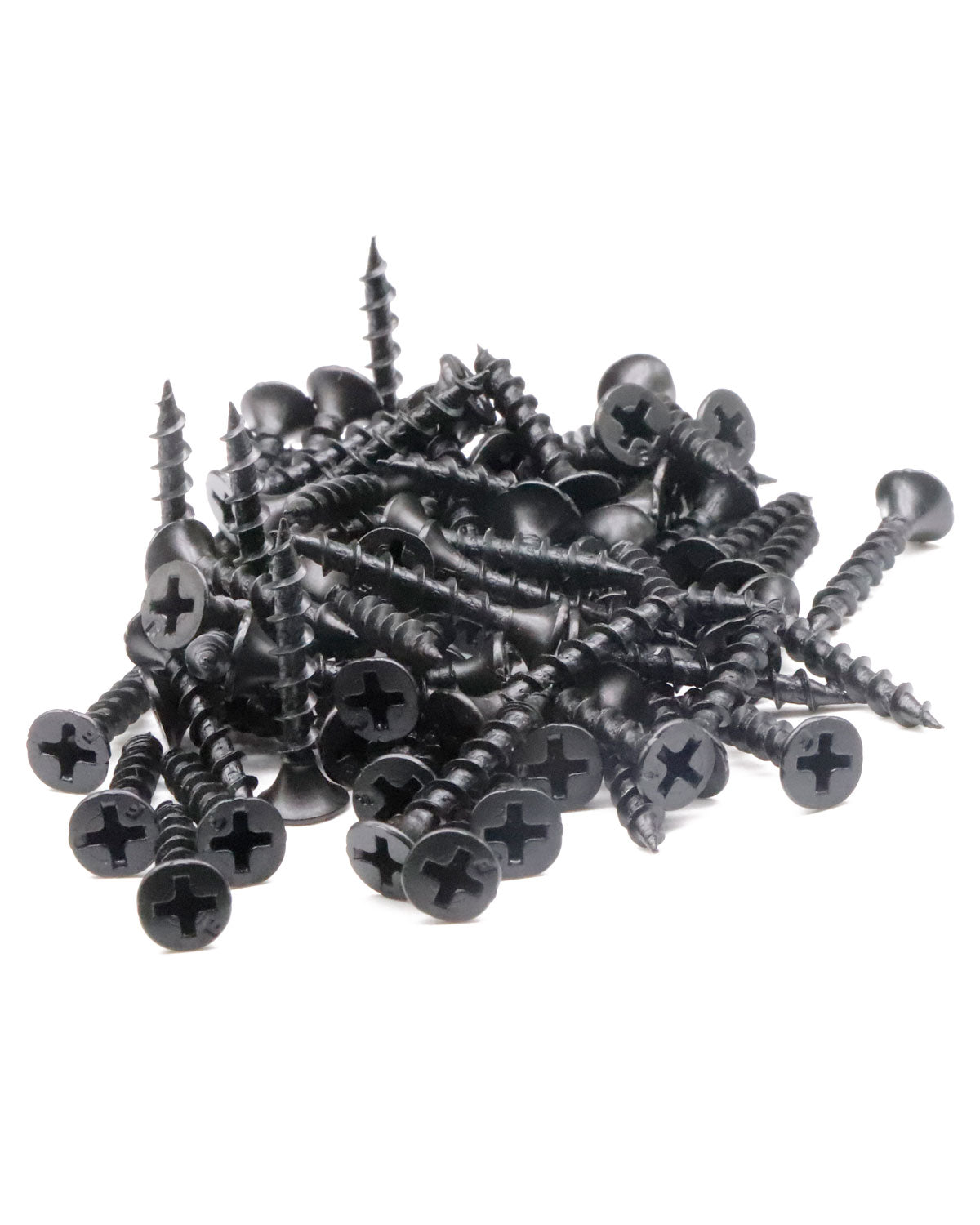IMScrews 150 шт. #7x1" Шурупы для гипсокартона с крупной резьбой Phillips Саморезы с головкой из стекляруса Черный оксид Идеально подходят для гипсокартона