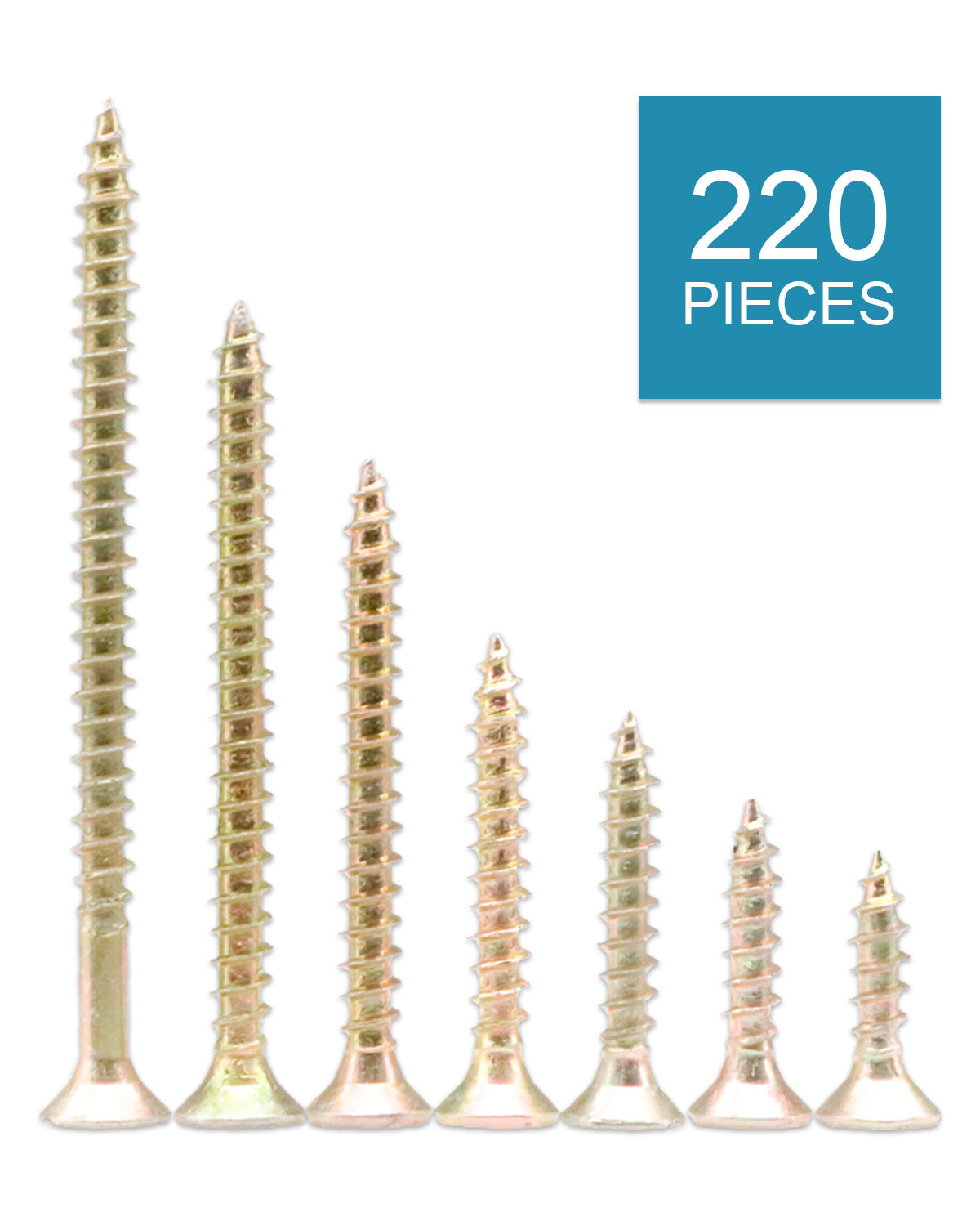 IMScrews 220 шт. M4 с крупной резьбой Phillips Bubble Head, шурупы для гипсокартона, ассортиментный набор для гипсокартона, гипсокартона, оцинкованный