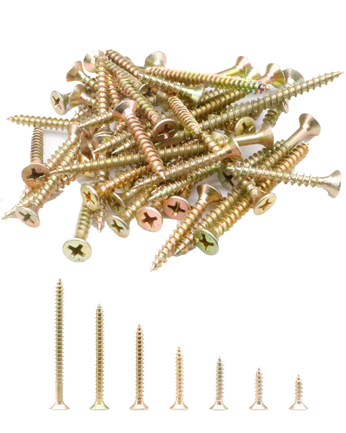 IMScrews 220 шт. M4 с крупной резьбой Phillips Bubble Head, шурупы для гипсокартона, ассортиментный набор для гипсокартона, гипсокартона, оцинкованный