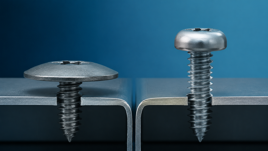 Truss Head vs. Pan Head Screws: Key Differences