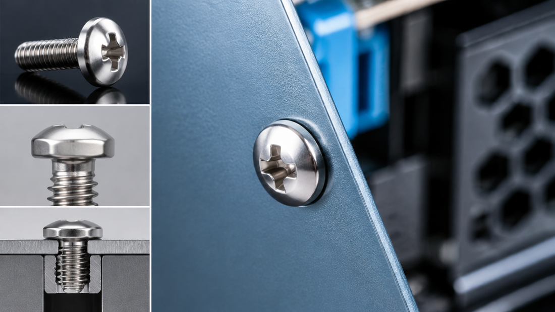 What Is a Pan Head Screw? Uses and Selection