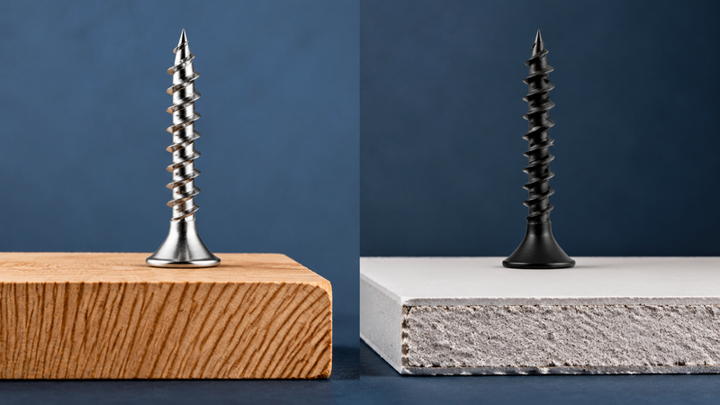 Wood Screws vs. Drywall Screws