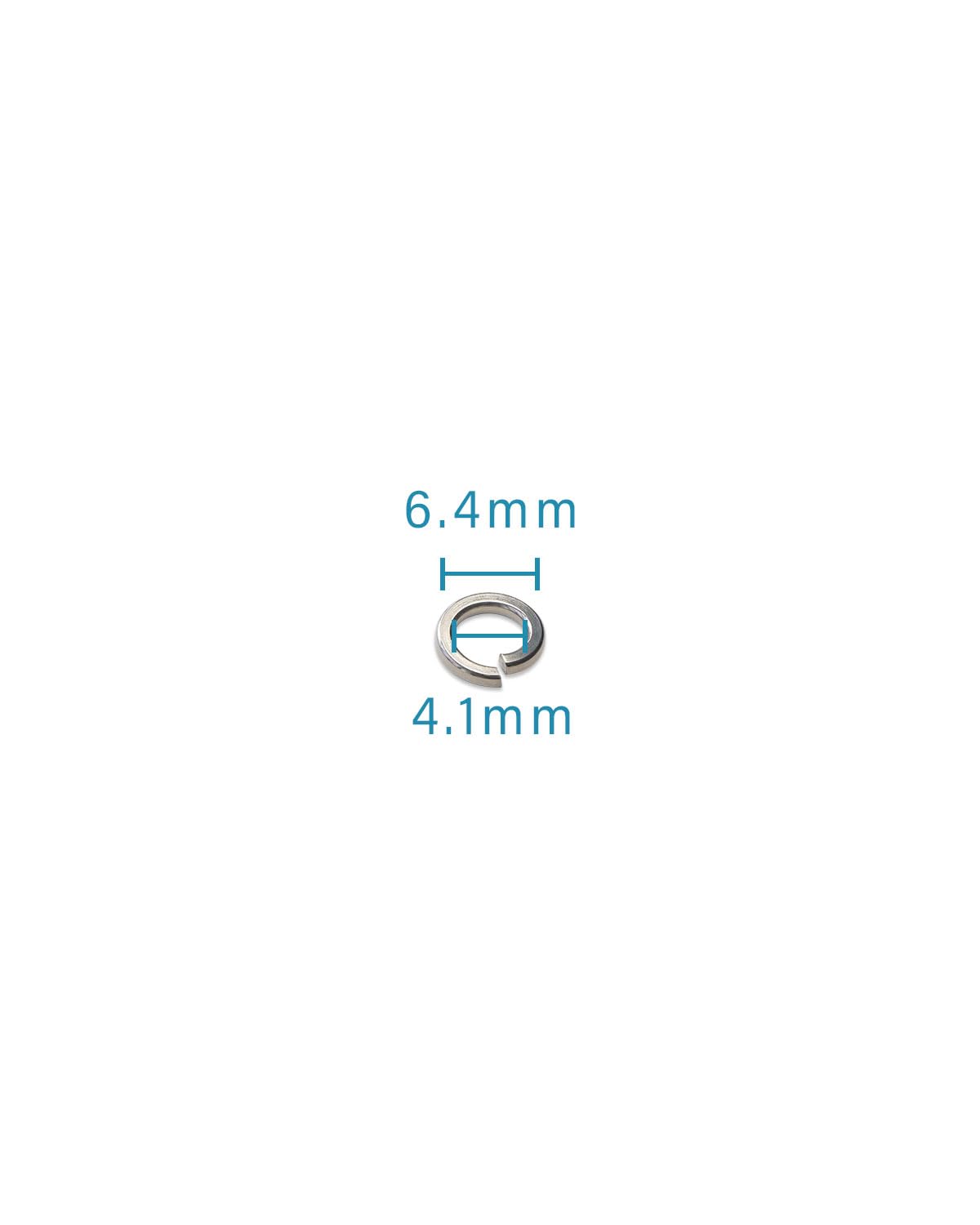 IMScrews M4 304 Stainless Steel Spring Lock Washers Pack of 100 - image 3