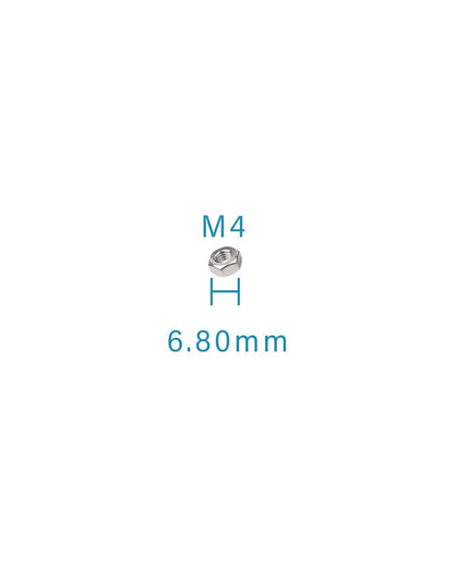 M4-0.7 Hex Nuts - IMScrews 304 Stainless Steel Hex Nuts - Durable, Rust-Resistant Fasteners for Home Repair and Professional Projects Pack of 50 - image 3