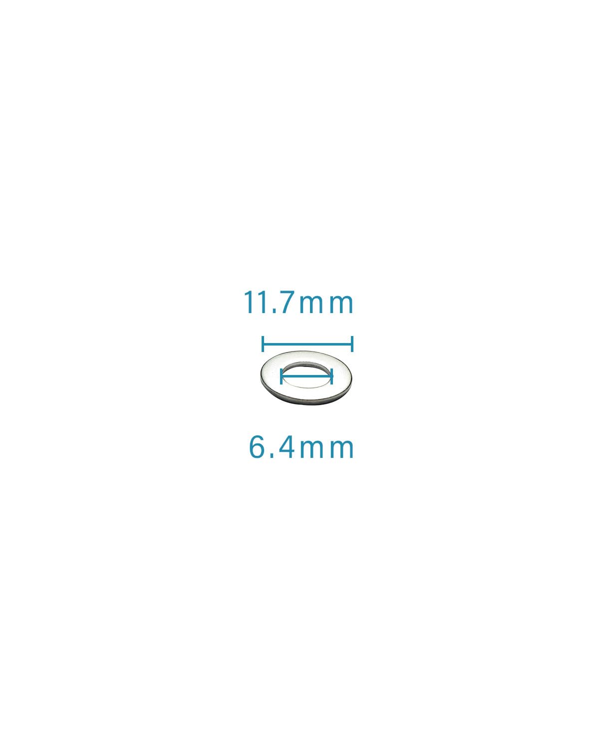 IMScrews M6 304 Stainless Steel Flat Washers for Bolts and Screws - Pack of 200 - Durable Hardware Essentials - image 3