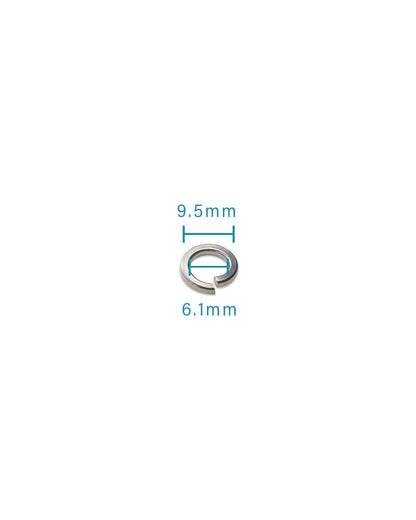 IMScrews M6 304 Stainless Steel Spring Lock Washers Pack of 100 - image 3