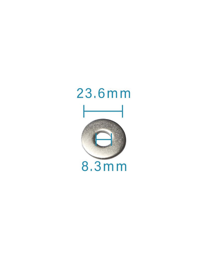 IMScrews M8 Large Flat Washers - 304 Stainless Steel Washers (Pack of 25) - Durable Hardware for Various Applications - image 3