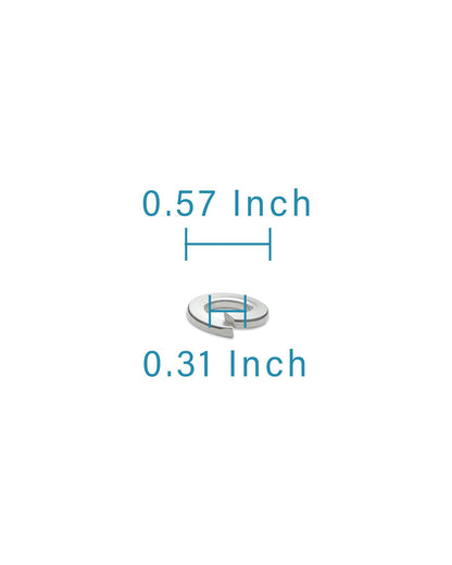 IMScrews 5/16" Spring Lock Washers - 304 Stainless Steel - Pack of 100 - Secure Fastening and Rust Resistance - image 3