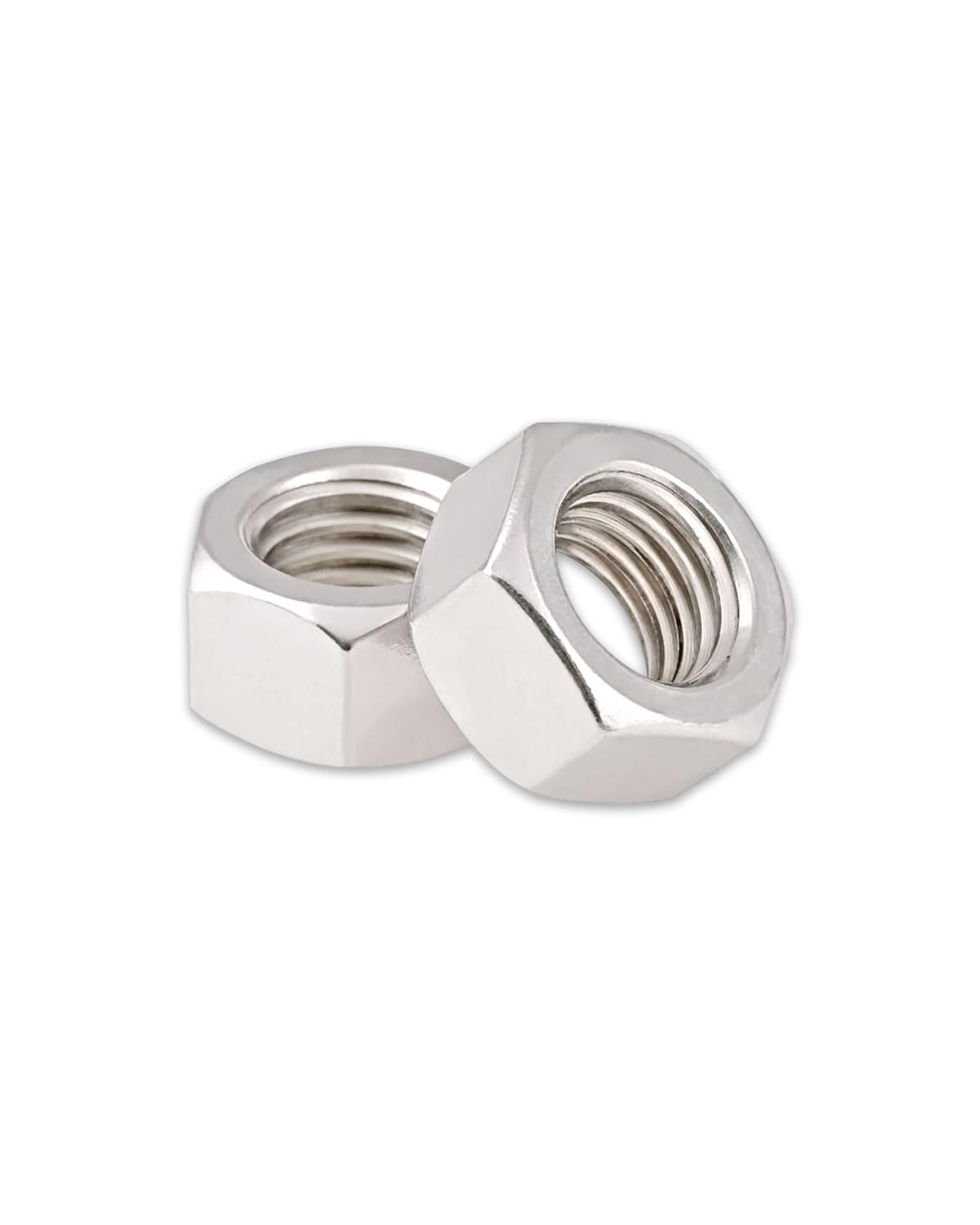 IMScrews 5/8-11 Hex Nuts 304 Stainless Steel Standard Coarse Thread Hexagonal Fasteners for Heavy Duty Automotive and Construction 10 Pack