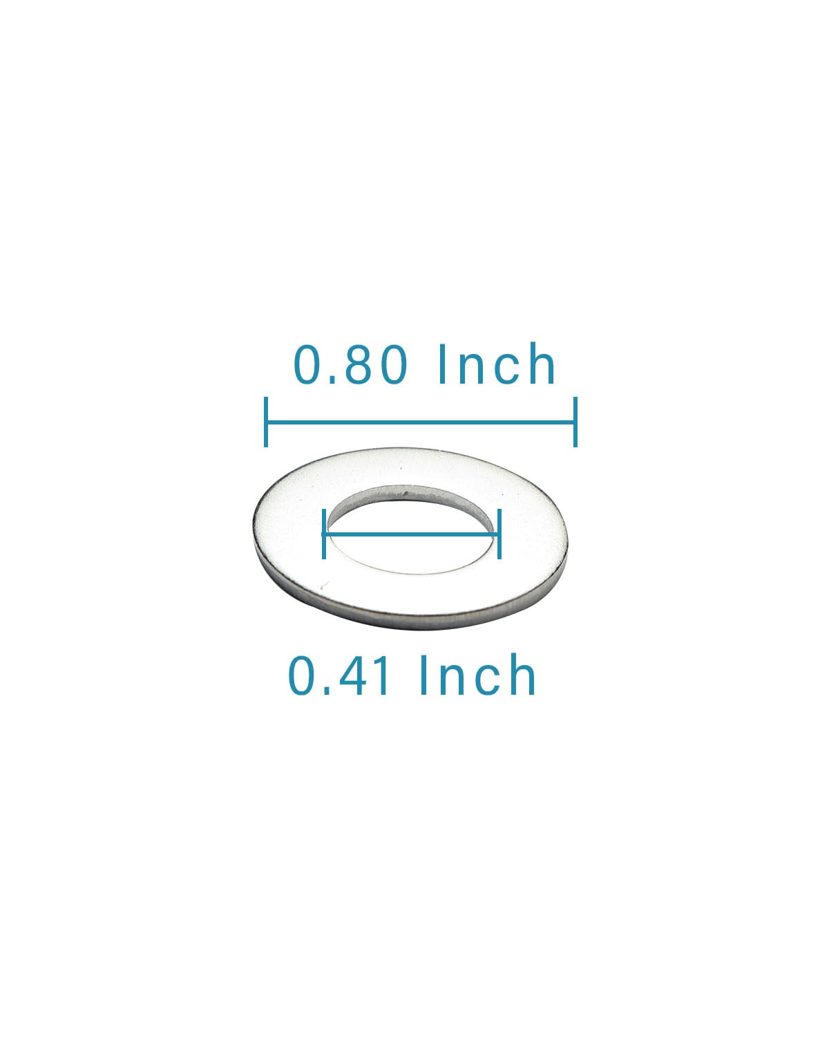 IMScrews 3/8 Inch SAE Flat Washers - Pack of 25 - Premium 304 Stainless Steel Washers for Secure Fastening - image 3