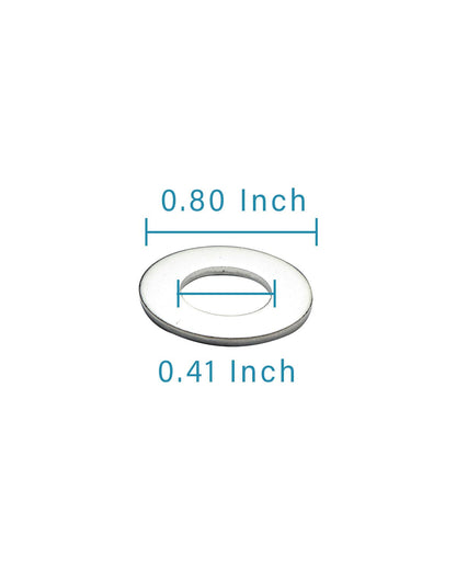 IMScrews 3/8 Inch SAE Flat Washers - Pack of 100 - Premium 304 Stainless Steel Washers for Secure Fastening - image 3