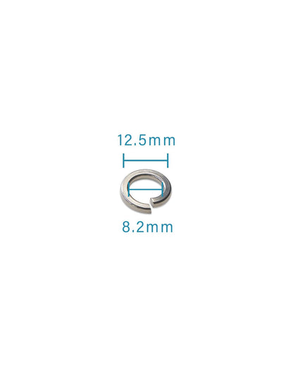 IMScrews M8 304 Stainless Steel Spring Lock Washers Pack of 50 - image 3