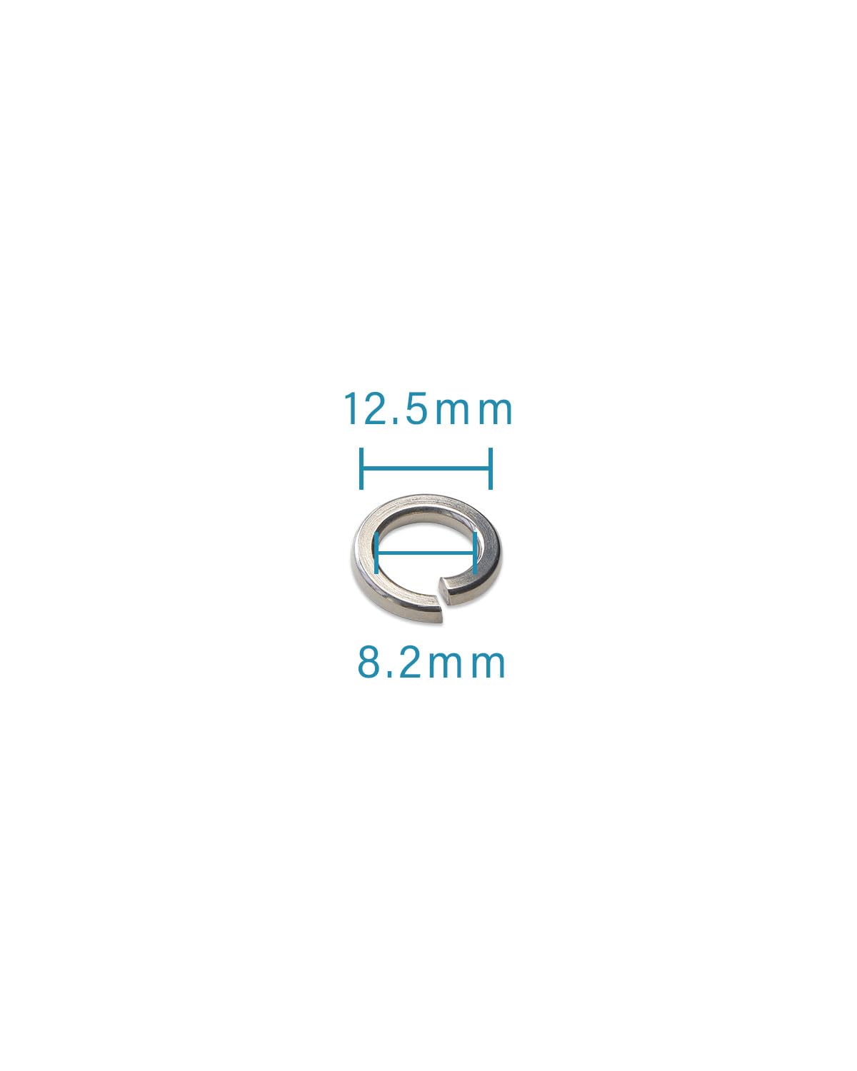 IMScrews M8 304 Stainless Steel Spring Lock Washers Pack of 200 - image 3