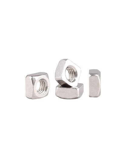 IMSCREWS M5-0.8 Square Nuts 304 Stainless Steel Metric Fasteners 50 Pcs, 7.8mm Width Anti-Rotation Flat Nut for Aluminum Extrusion Profile, Outdoor Structure Assembly and Home DIY Repair - image 5
