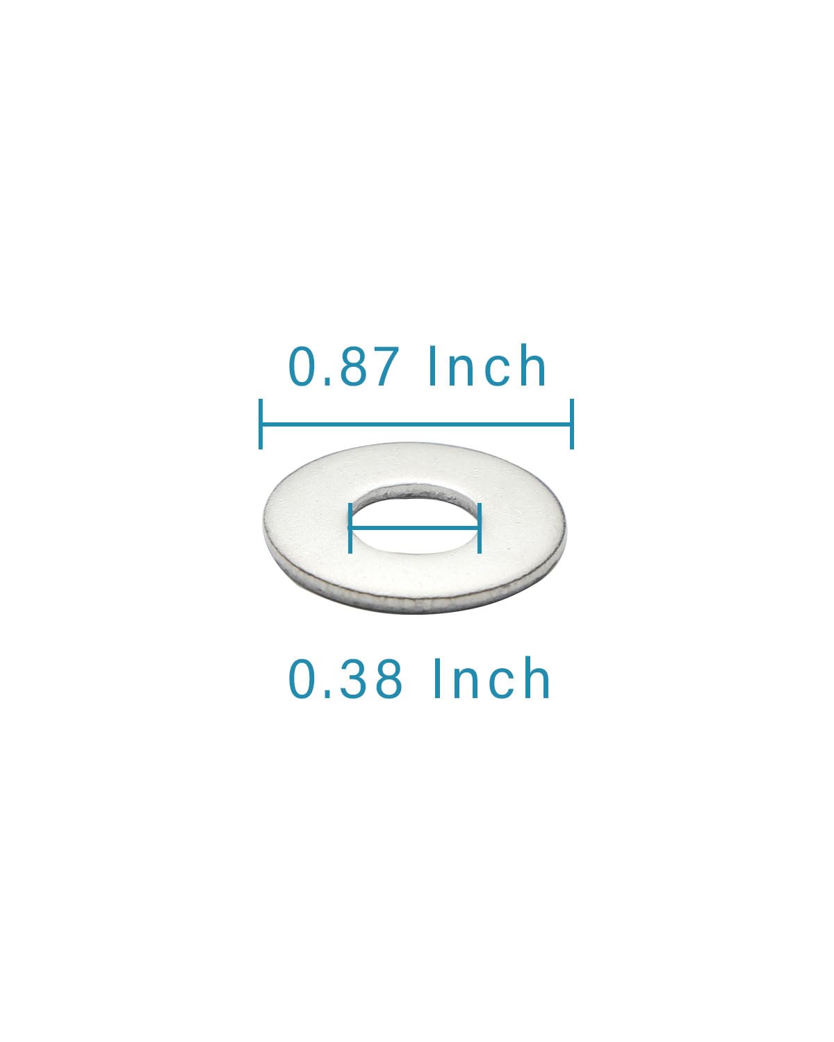 IMScrews 5/16" USS Large Flat Washers 304 Stainless Steel Washers (Pack of 100) - Durable, Rust-Resistant, Heavy Duty, Essential Hardware for Construction and DIY Projects - image 3