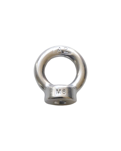 M6-1.0 Eye Nuts - IMScrews 304 Stainless Steel Eye Nuts - Resilient Hardware for Home Repairs and Professional Projects Pack of 2