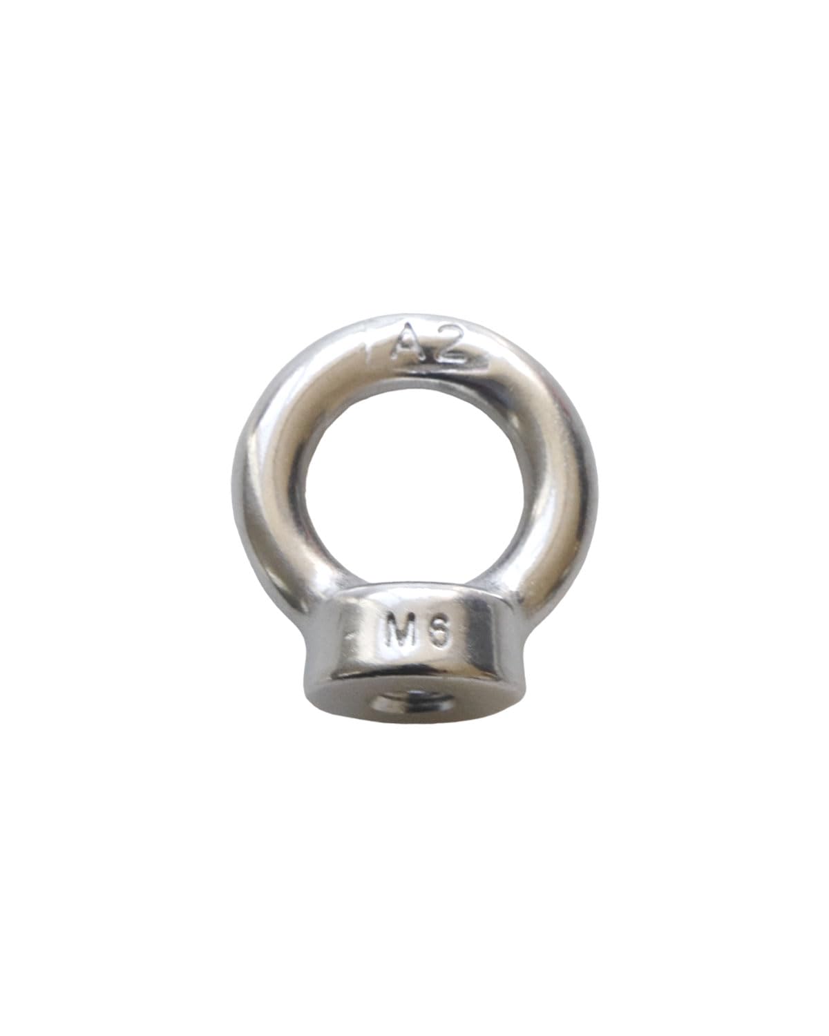 M6-1.0 Eye Nuts - IMScrews 304 Stainless Steel Eye Nuts - Resilient Hardware for Home Repairs and Professional Projects Pack of 8