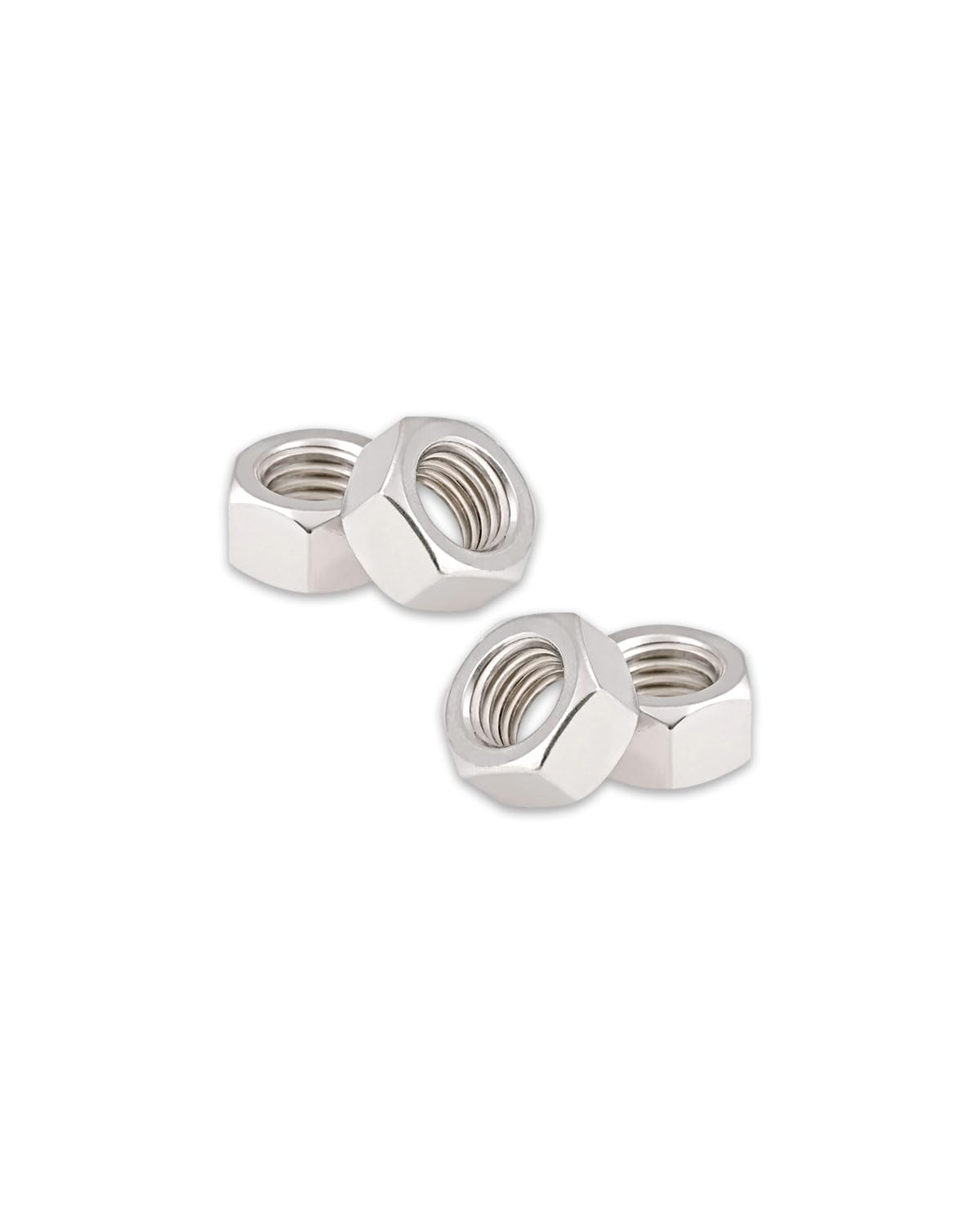 3/8-16 Hex Nuts - IMScrews Premium 304 Stainless Steel Hex Nuts - Versatile Fasteners for Household and Professional Projects Pack of 5