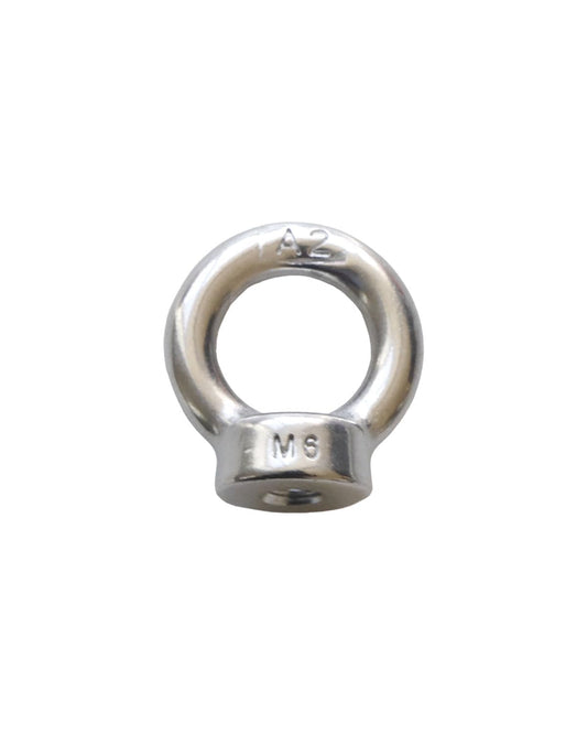 IMSCREWS M6-1.0 Eye Nuts 304 Stainless Steel Polished Female Threaded Ring Shape Nut for Home Repairs and Hanging Projects 4 Pack