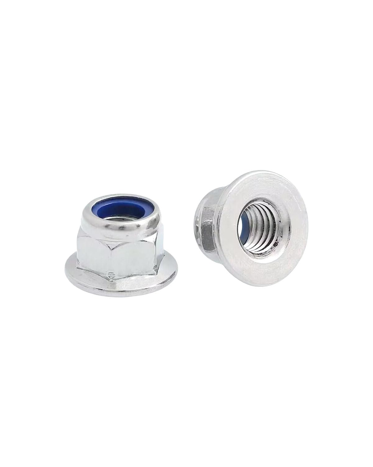 IMScrews M4 x 0.7 Flange Lock Nuts, 304 Stainless Steel Hex Nuts with Integrated Washer Base, DIN6926 Nylon Insert Lock Nuts for Vibration Resistance and Corrosion Protection, Pack of 50 - image 5