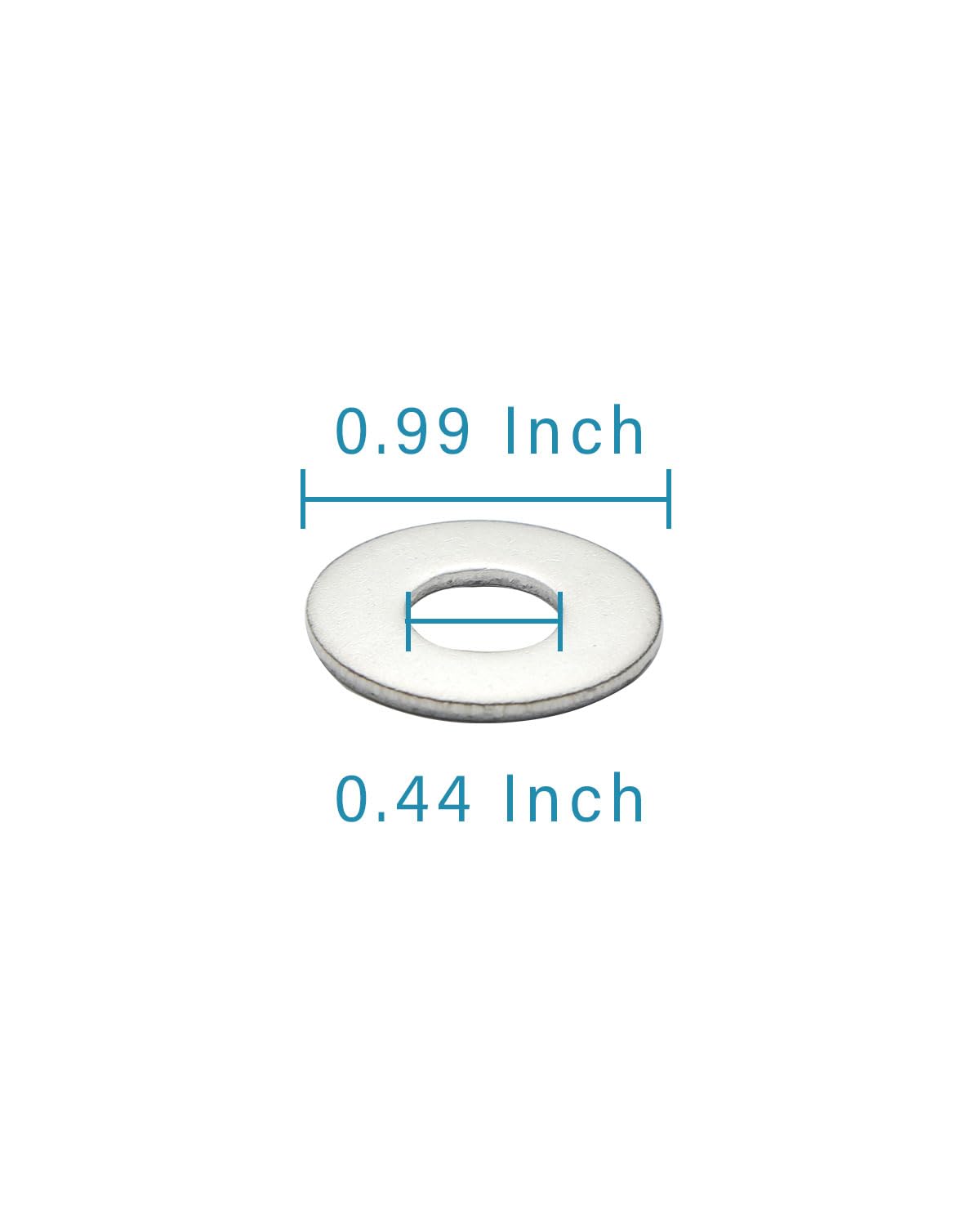 IMScrews 3/8" USS Large Flat Washers 304 Stainless Steel Washers (Pack of 25) - Durable, Rust-Resistant, Heavy Duty, Essential Hardware for Construction and DIY Projects - image 3