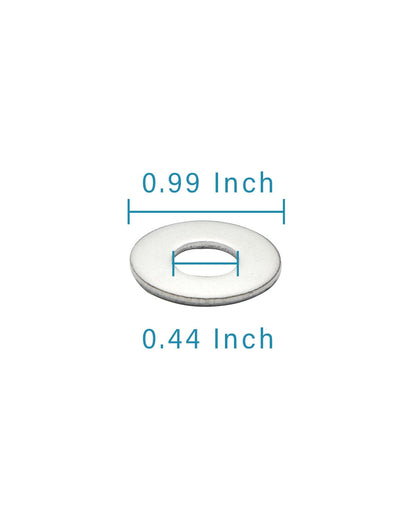 IMScrews 3/8" USS Large Flat Washers 304 Stainless Steel Washers (Pack of 50) - Durable, Rust-Resistant, Heavy Duty, Essential Hardware for Construction and DIY Projects - image 3