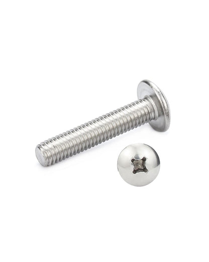 IMScrews M4-0.7 x 35mm Phillips Truss Head Bolts Screws, 304 Stainless Steel Machine Screws Pack of 50