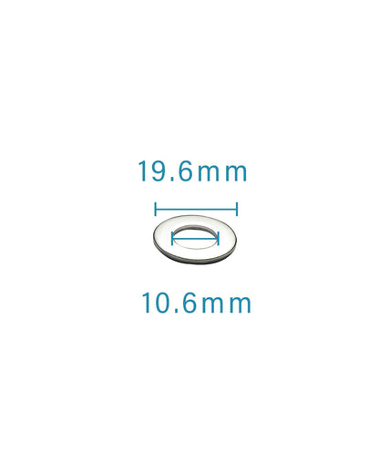 IMScrews M10 304 Stainless Steel Flat Washers for Bolts and Screws - Pack of 50 - Durable Hardware Essentials - image 3