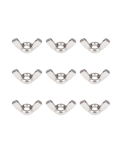 M6-1.0 Wing Nuts - IMScrews 304 Stainless Steel Wing Nuts - Durable Hardware for Home Maintenance and Professional Engineering Pack of 25
