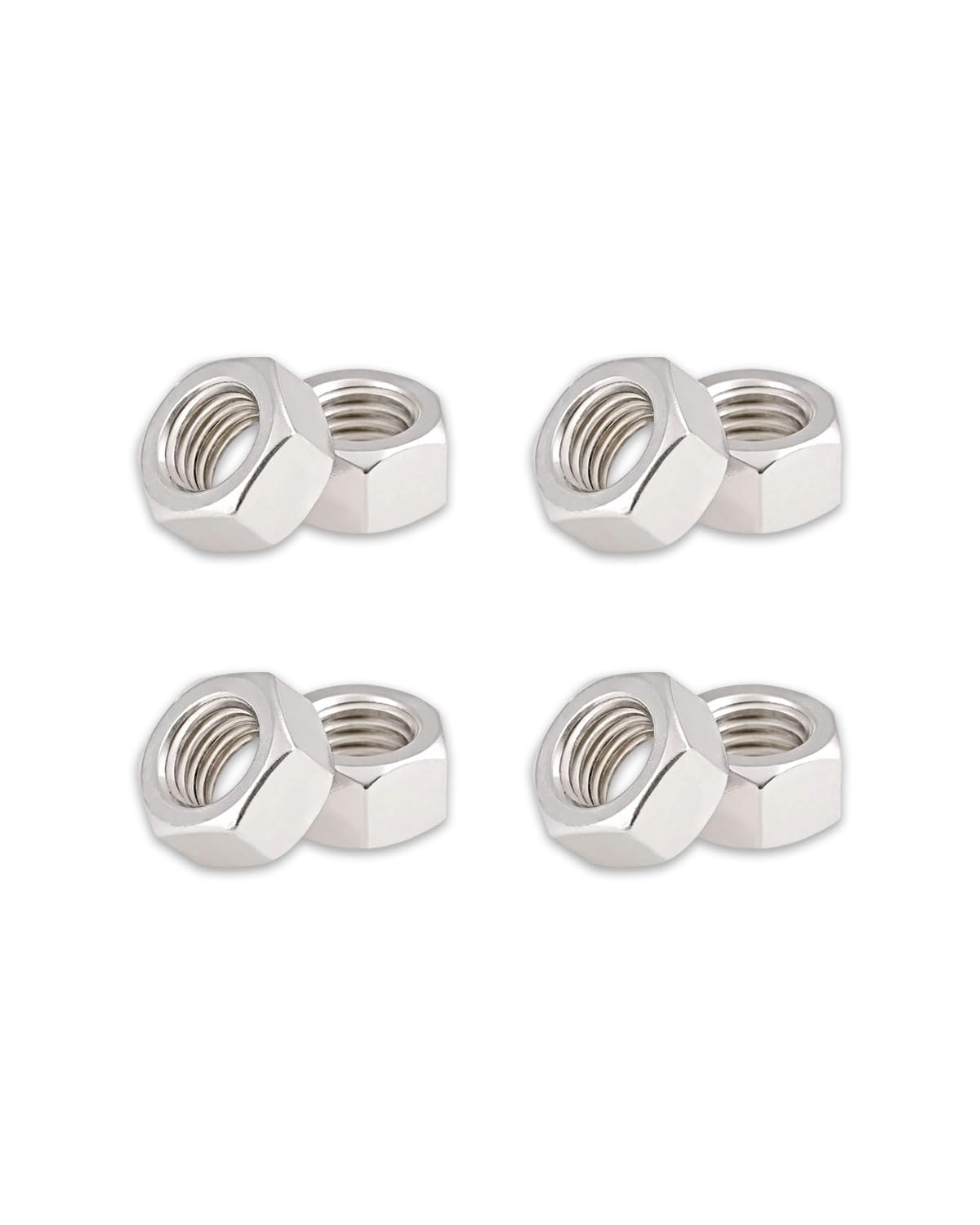 3/8-16 Hex Nuts - IMScrews Premium 304 Stainless Steel Hex Nuts - Versatile Fasteners for Household and Professional Projects Pack of 10
