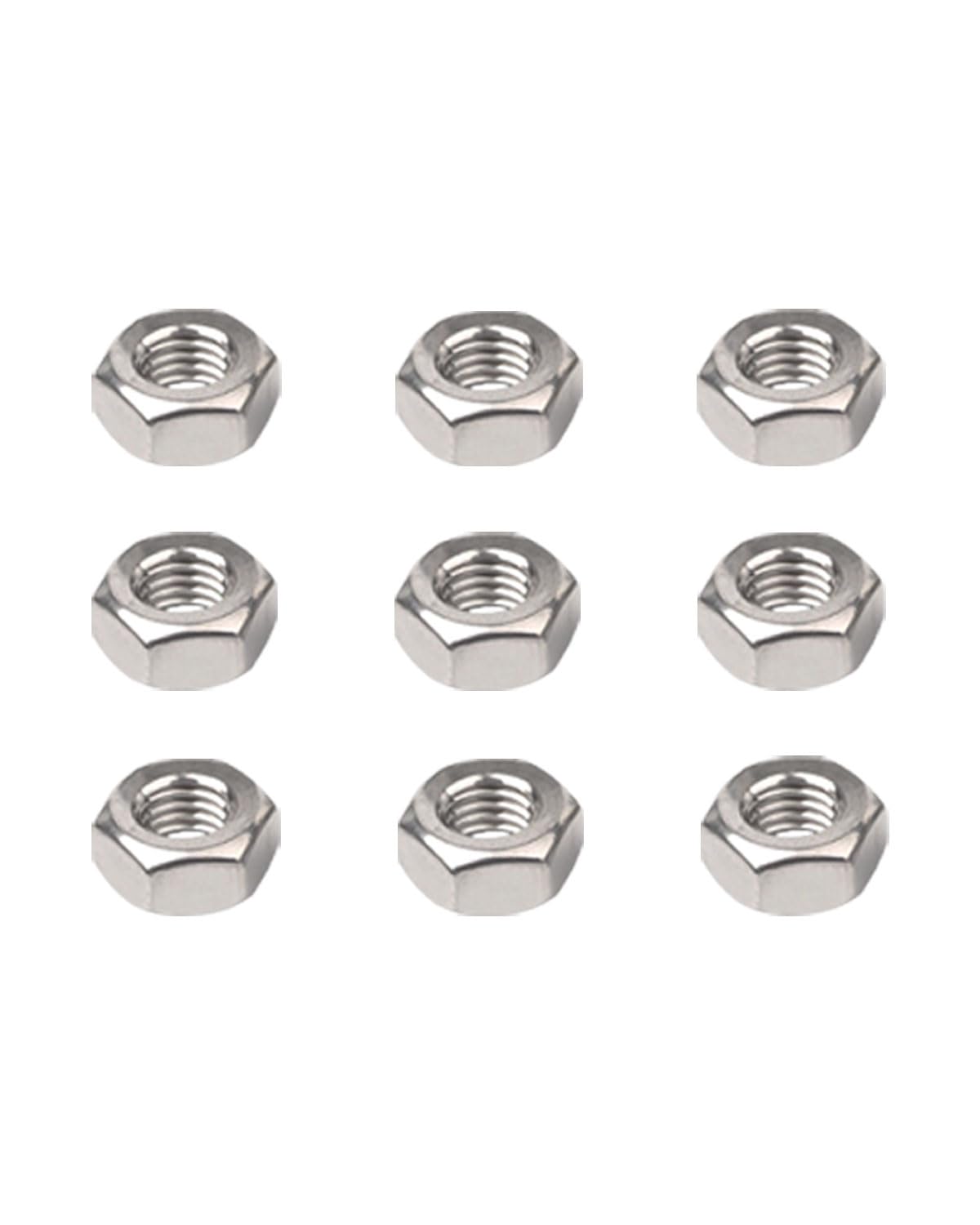 M10-1.5 Hex Nuts - IMScrews 304 Stainless Steel Hex Nuts - Durable, Rust-Resistant Fasteners for Home Repair and Professional Projects Pack of 5