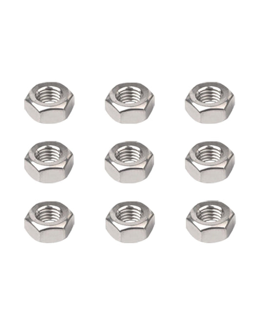 M10-1.5 Hex Nuts - IMScrews 304 Stainless Steel Hex Nuts - Durable, Rust-Resistant Fasteners for Home Repair and Professional Projects Pack of 5