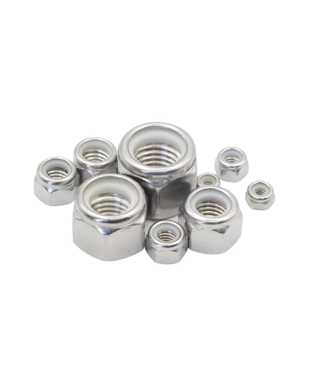 5/8-11 Locknuts - IMScrews 304 Stainless Steel Hardware Locknuts - Durable and Rust-Resistant Fasteners for Home Repairs and Professional Projects Pack of 10 - image 5