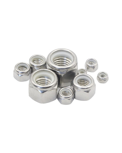 5/8-11 Locknuts - IMScrews 304 Stainless Steel Hardware Locknuts - Durable and Rust-Resistant Fasteners for Home Repairs and Professional Projects Pack of 10 - image 5