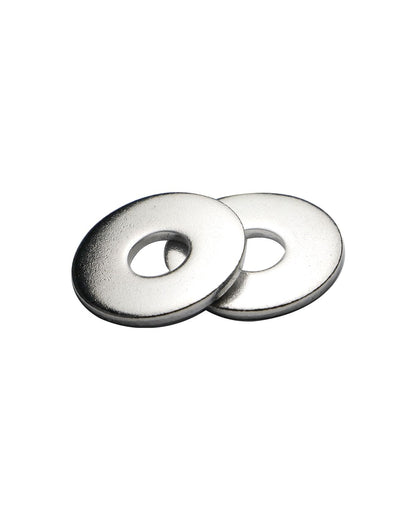 IMSCREWS M6 Extra Large Flat Washers, 304 Stainless Steel, 6.8mm Inner Diameter x 20.7mm Outer Diameter x 1.85mm Thickness, Corrosion Resistant Plain Washers for Bolts and Screws, Pack of 25