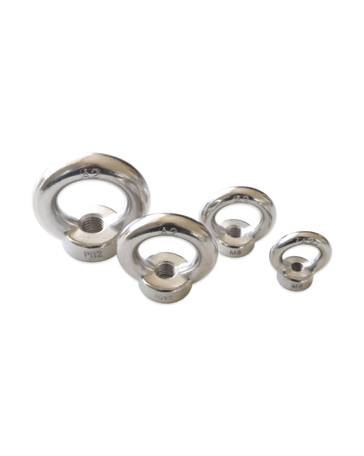 M8-1.25 Eye Nuts - IMScrews 304 Stainless Steel Eye Nuts - Resilient Hardware for Home Repairs and Professional Projects Pack of 8 - image 6