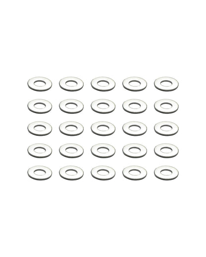 IMScrews M6 304 Stainless Steel Flat Washers for Bolts and Screws - Pack of 200 - Durable Hardware Essentials