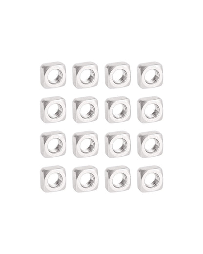 M5-0.8 Square Nuts - IMScrews 304 Stainless Steel Square Nuts - Durable Fasteners for Home Repairs and Professional Engineering Pack of 100