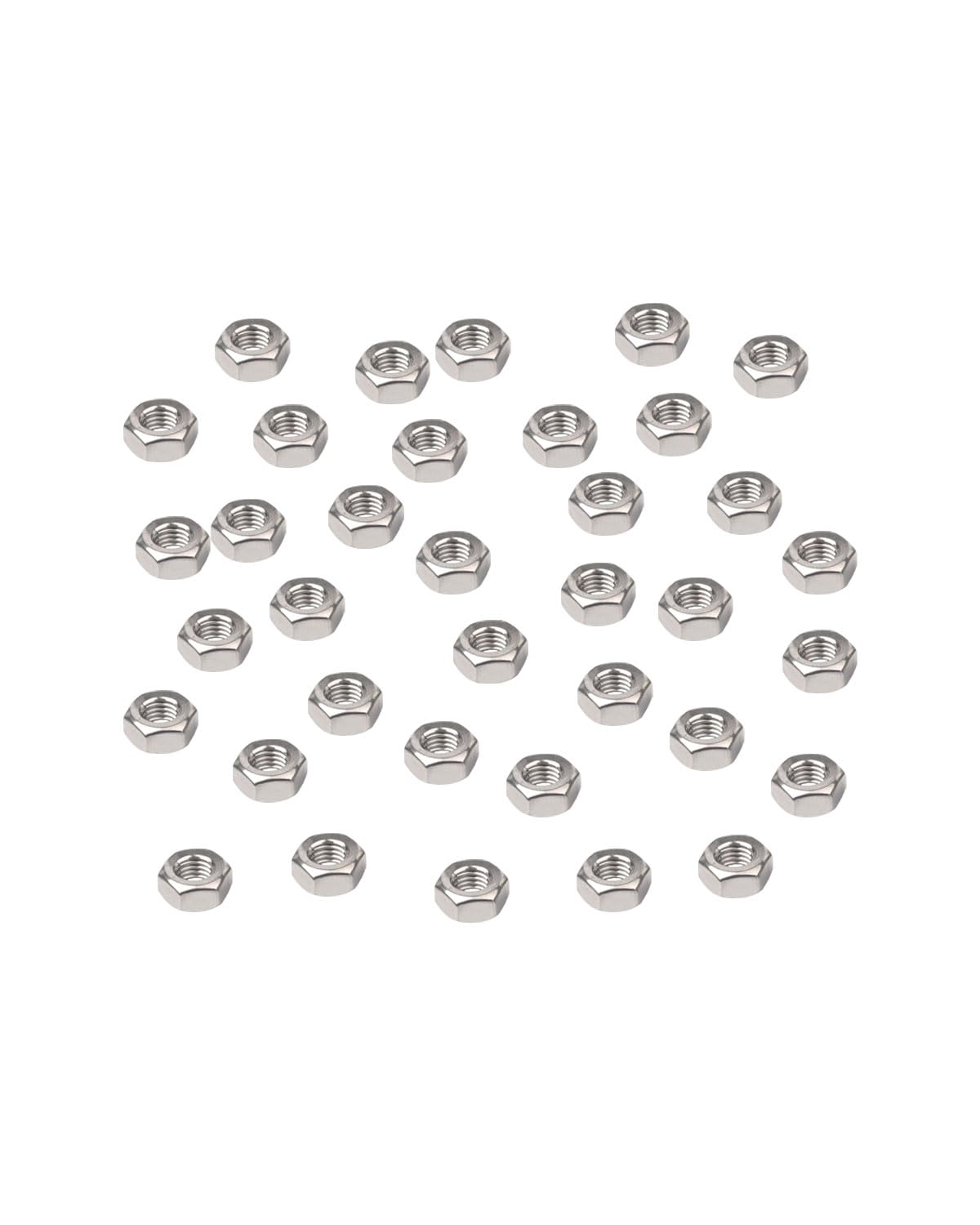 M4-0.7 Hex Nuts - IMScrews 304 Stainless Steel Hex Nuts - Durable, Rust-Resistant Fasteners for Home Repair and Professional Projects Pack of 200