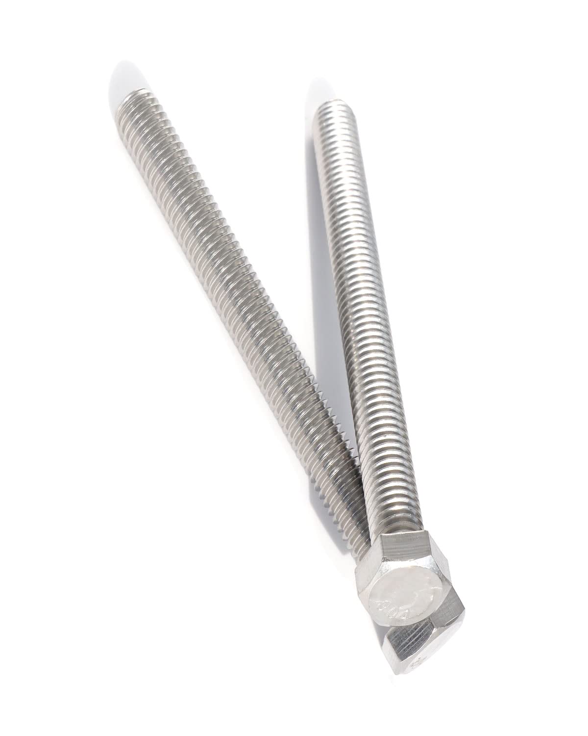 1/4"-20 x 4 Inch Long Hex Bolts, 18-8 (304) Stainless Steel Machine Screws, Pack of 10 by IMScrews - image 3