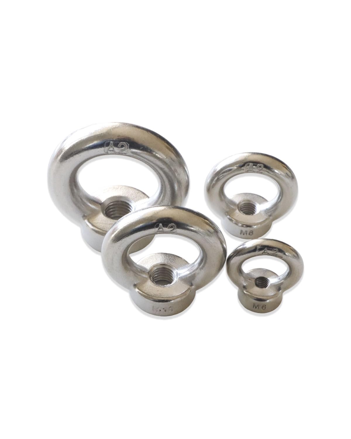 M6-1.0 Eye Nuts - IMScrews 304 Stainless Steel Eye Nuts - Resilient Hardware for Home Repairs and Professional Projects Pack of 2 - image 5
