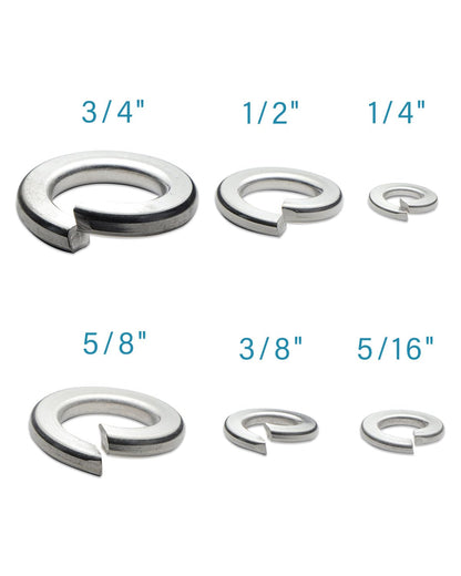 IMScrews 5/8" Spring Lock Washers - 304 Stainless Steel - Pack of 10 - Secure Fastening and Rust Resistance - image 4