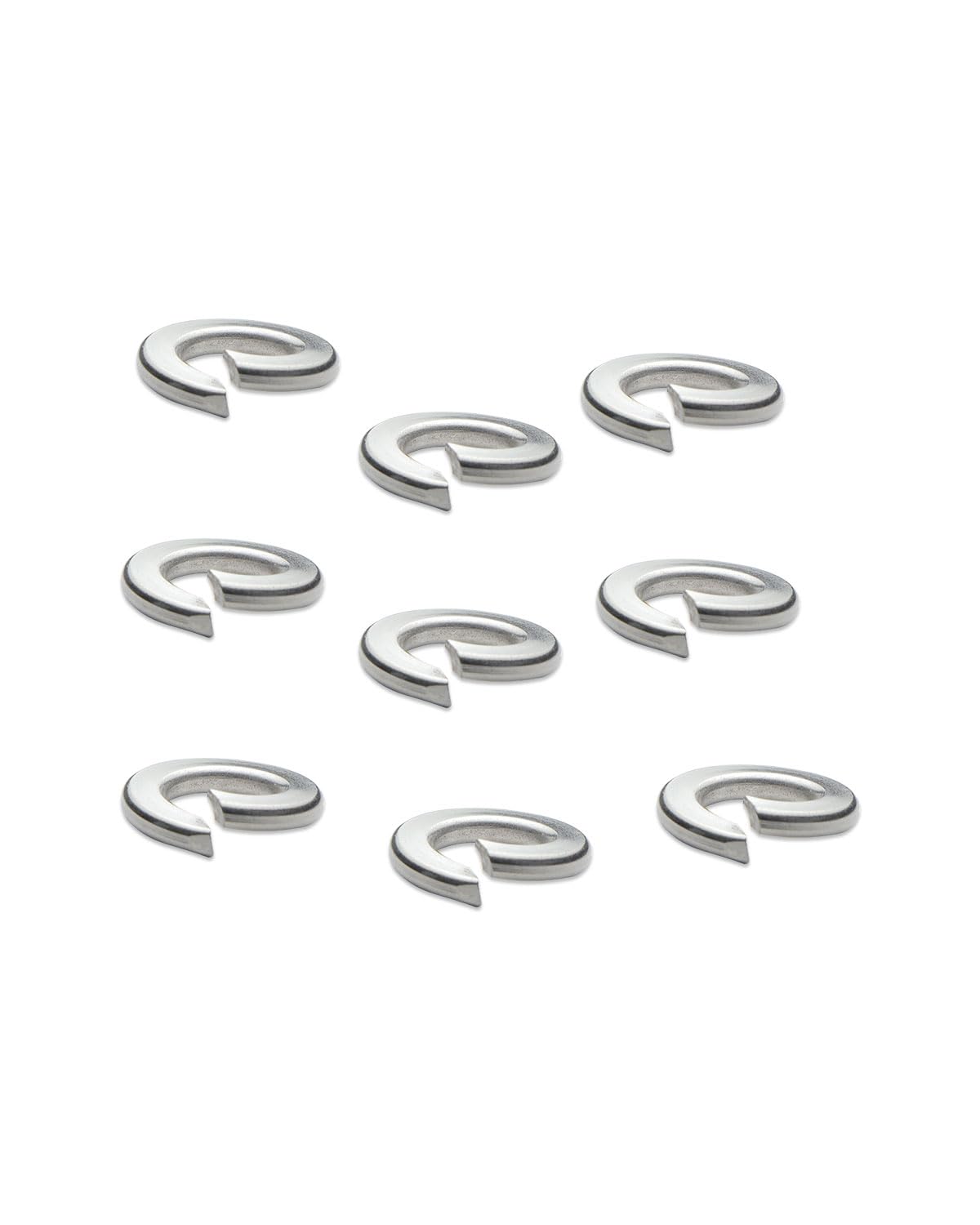 IMScrews 3/8" Spring Lock Washers - 304 Stainless Steel - Pack of 50 - Secure Fastening and Rust Resistance