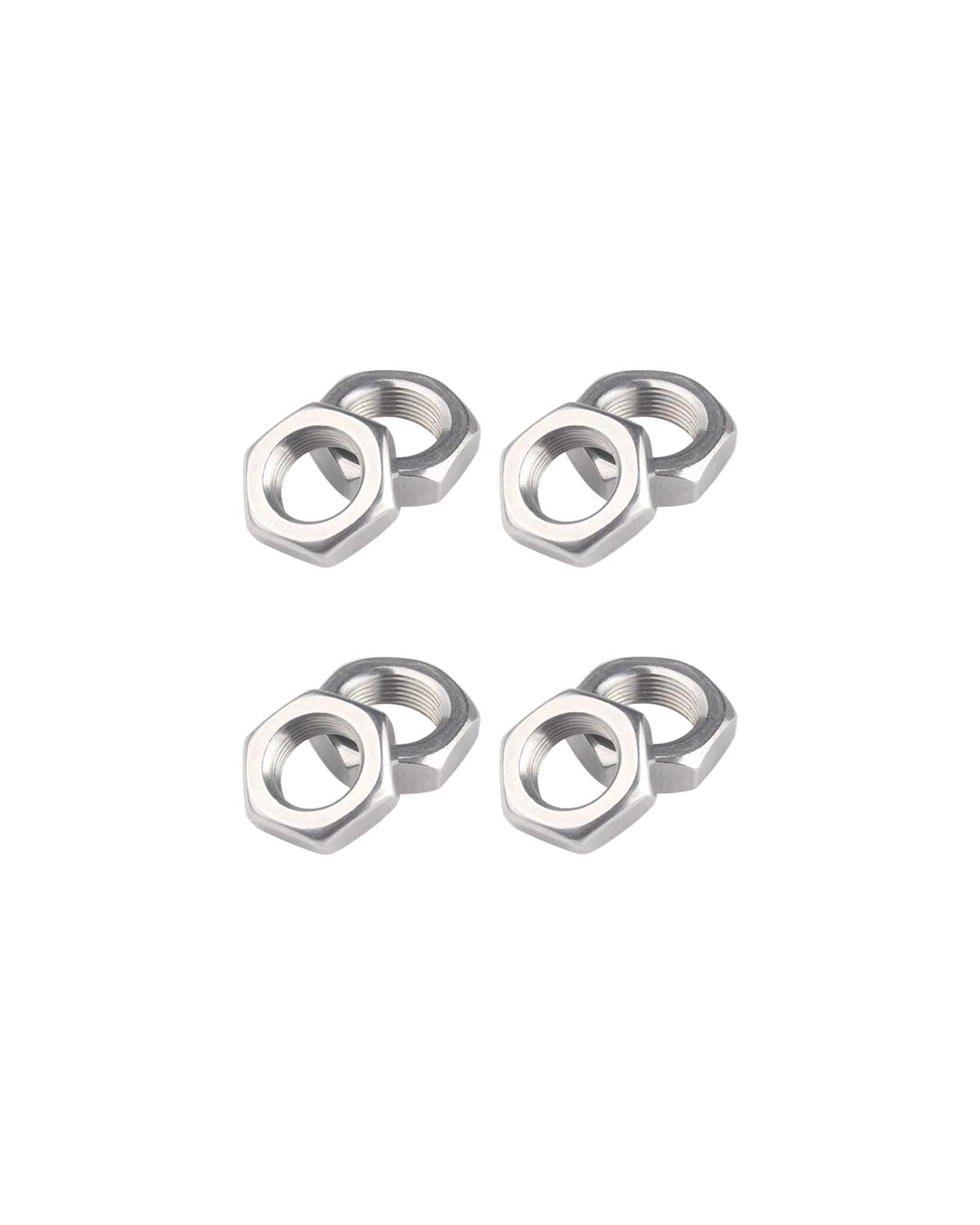 3/8-24 Hex Nuts - IMScrews 304 Stainless Steel Hex Nuts - Corrosion-Resistant Fasteners for Diverse Projects Pack of 10