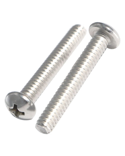 IMScrews #10-24 x 1-1/4" Phillips Pan Head Machine Screws, 304 Stainless Steel Bolts, Pack of 50